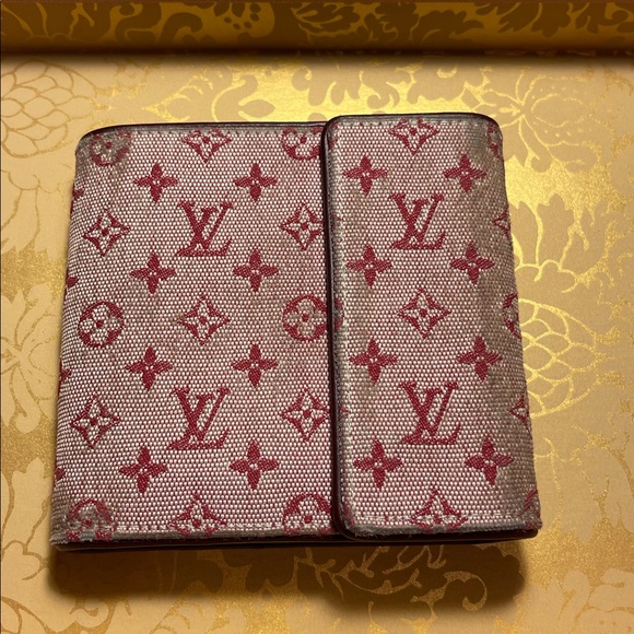 Louis Vuitton Red Monogram Canvas Wallet - Picture 1 of 5